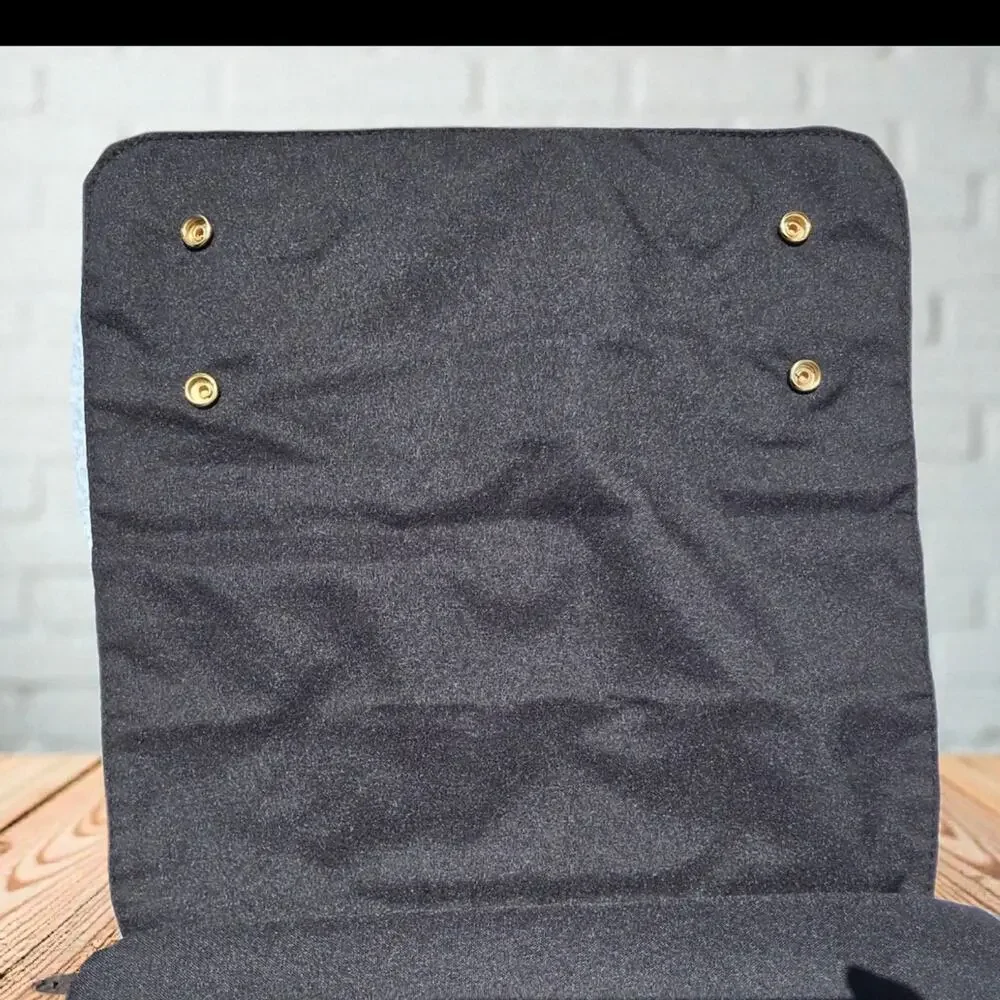 Baby Lamby Neutral Grey & Black Multi-Functional Diaper Bag Backpack